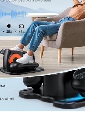 BRAND NEW IN ORIGINAL BOX - Under Desk Elliptical W/REMOTE 12 ADJUSTABLE SPEEDS